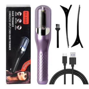 Original Cordless Split End Hair Trimmer for Dry, Damaged, Brittle, Curly, Frizzy, or Straight Hair – Battery Operated Home Styling Tool for Split Ends