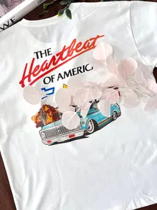 The Heartbeat of America Womens Carolina Blue Shirts