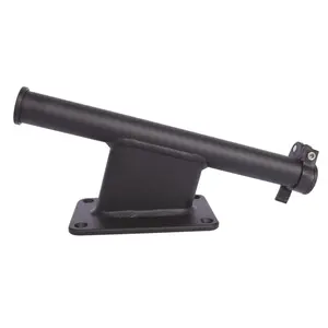 Panther Marine KPS50B 5 in. Transom Mount Bracket for King Pin Shallow Water Anchor System Setback - Black, 14.75 in., 2.6 lbs, Integrated Pole Lock