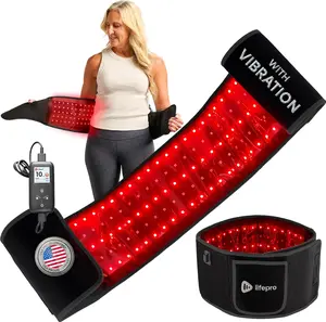 Lifepro Allevared Pro HSA/FSA Eligible Heated LED & Vibration Belt for Relaxation & Recovery