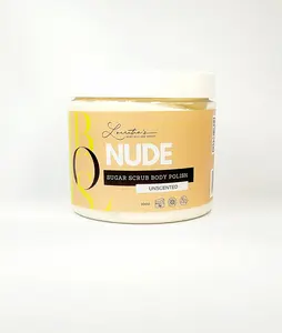 LBOS UNSCENTED Whipped and Creamy Sugar Scrub - Hydrating and Nourishing Body Scrub