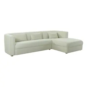 Callie 2-Piece Performance Velvet L-Shaped Sectional