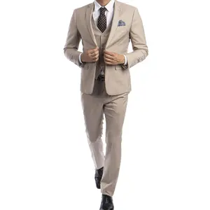 Tan Suit with Vest