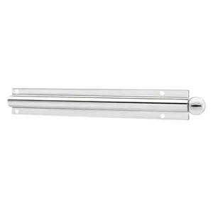 Rev-A-Shelf 6'' Extending Metal Closet Valet Clothes Rod, Chrome, CVL-12-CR