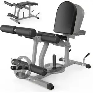 2-in-1 Adjustable Leg Extension and Curl Machine, Easy Transition, Home Gym Leg Machine, Weight Capacity 660LBS