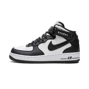 Air Force 1 Mid "Stussy - Light Bone Black" DJ7840 002
