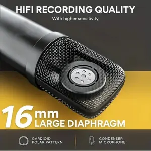 Bm700 Condenser Microphone with Tripod Stand Set, Clear Sound, Suitable for All Seasons and Devices, Versatile Use