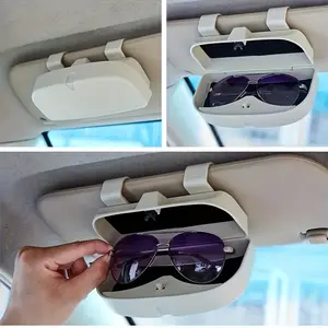6.69in, Universal Car Sunglass Holder - Car Organizer, Easy Install, Scratch-Free & Space-Saving, Perfect for Any Vehicle, Multifunctional Car Organizer