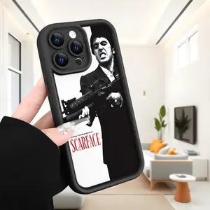 The Scarface Case for iPhone 17 Air 16 15 14 Pro Max 13 12 11 XR XS Plus Shockproof Full Camera Protection Durable slim Silicone Cover Protective Smartphone Cellphone Protector