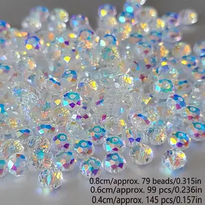 Luxurious Austrian Glass Flat Round Beads, DIY Jewelry Making Supplies, Christmas Gift, New Year Present, Valentine's Day Gift, Bead Assortment
