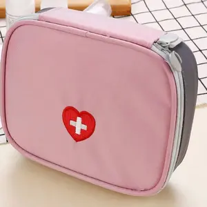 Empty Mini Household First Aid Kit Bag Travel Portable Medicine Package Emergency Kit Bags Medicine Storage Bag Small Organizer