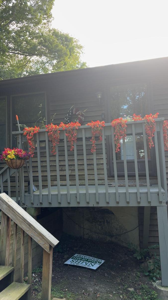 Item: Artificial plants hanging flower baskets, 2 Pcs