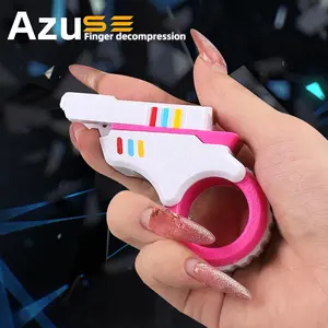 Azuse Fidget Finger Ring Gadget ASMR Gyro EDC Toy for Stress Relief & ADHD Focus Must Have Novelty Toy for Adults Teens