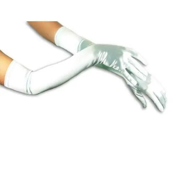 Silver Gloves Opera Satin 23" 1218