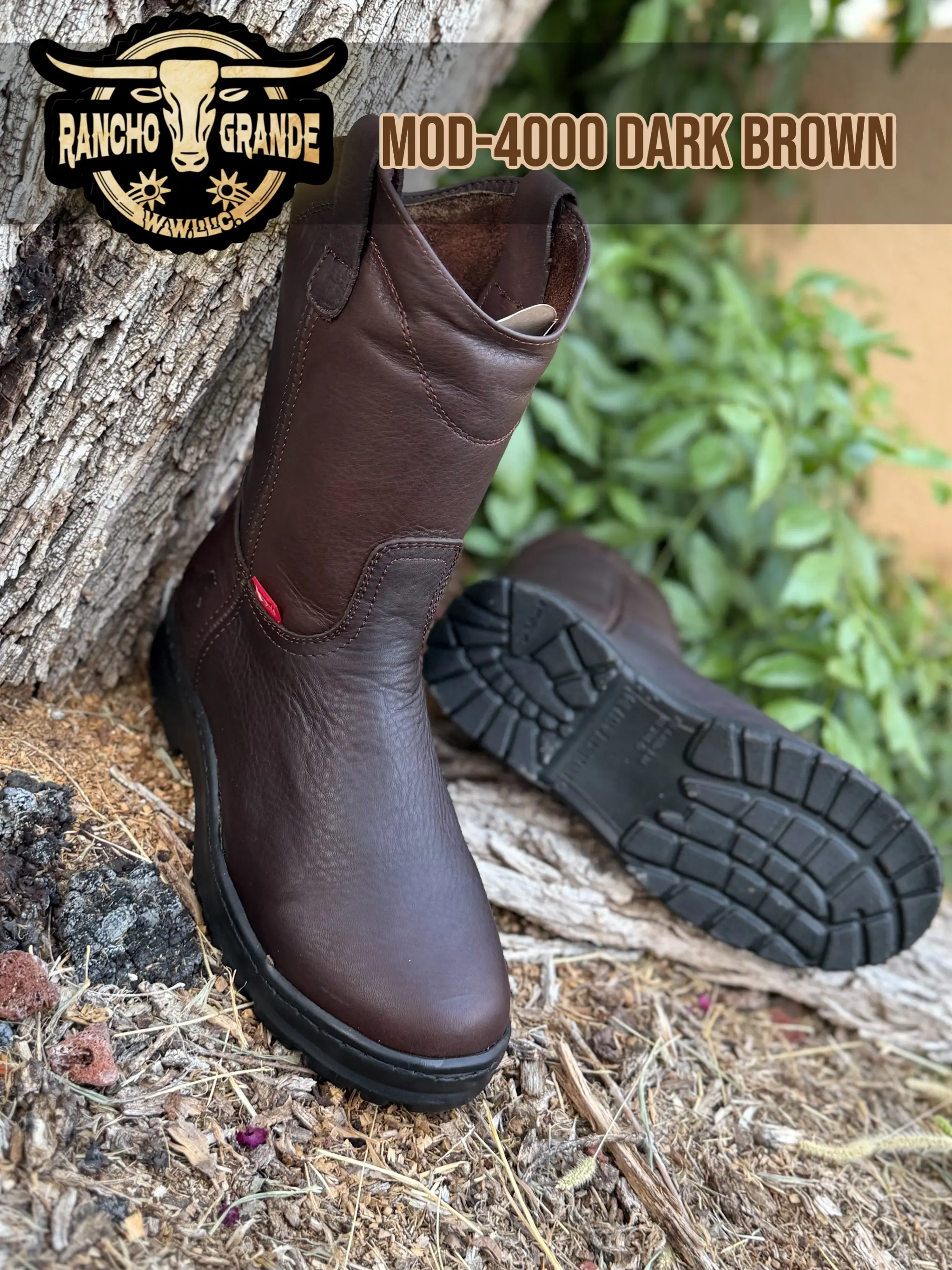 4K Oil & Slip Resistant Mens Work Boots lightweight  / Botas de Trabajo para Hombre Resiste Aceite y Resbalones /