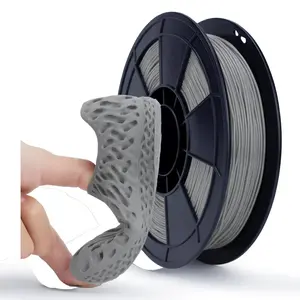 Tpu Filament 1.75mm, High Elasticity Rubber Type 3D Printer Filament, Precision +/-0.03mm, Cardboard Spool 250g (0.55lb)