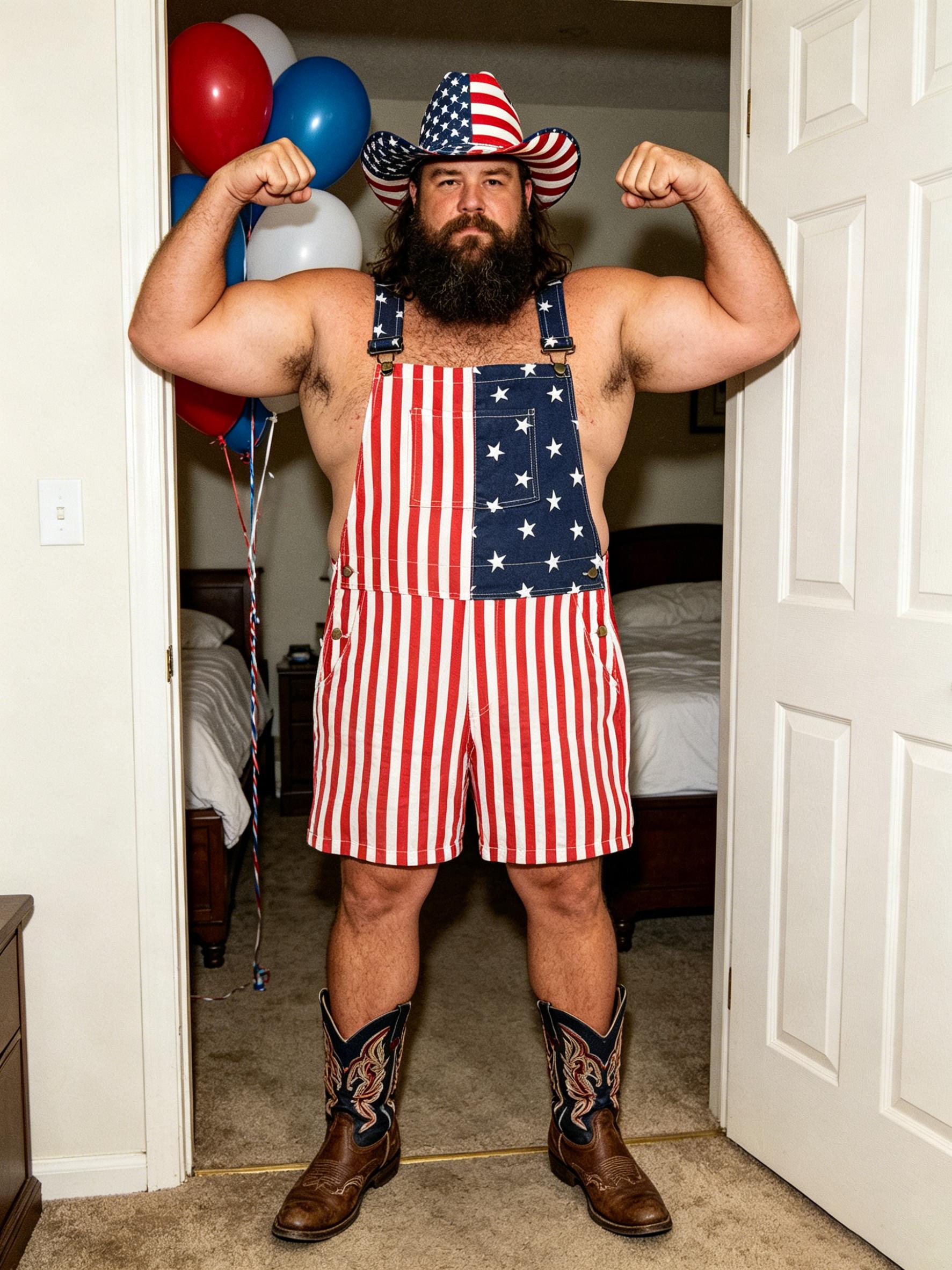 Yuanbang 4th of July American Flag Overalls for Men and Women Unisex USA 250th Anniversary Shorts Stretchy Denim Romper Memorial Day Coveralls Patriotic Gifts Summer Wins Wear Independence Day Jumpsuits Fashion Father's Day BBQ Outdoor Menswear