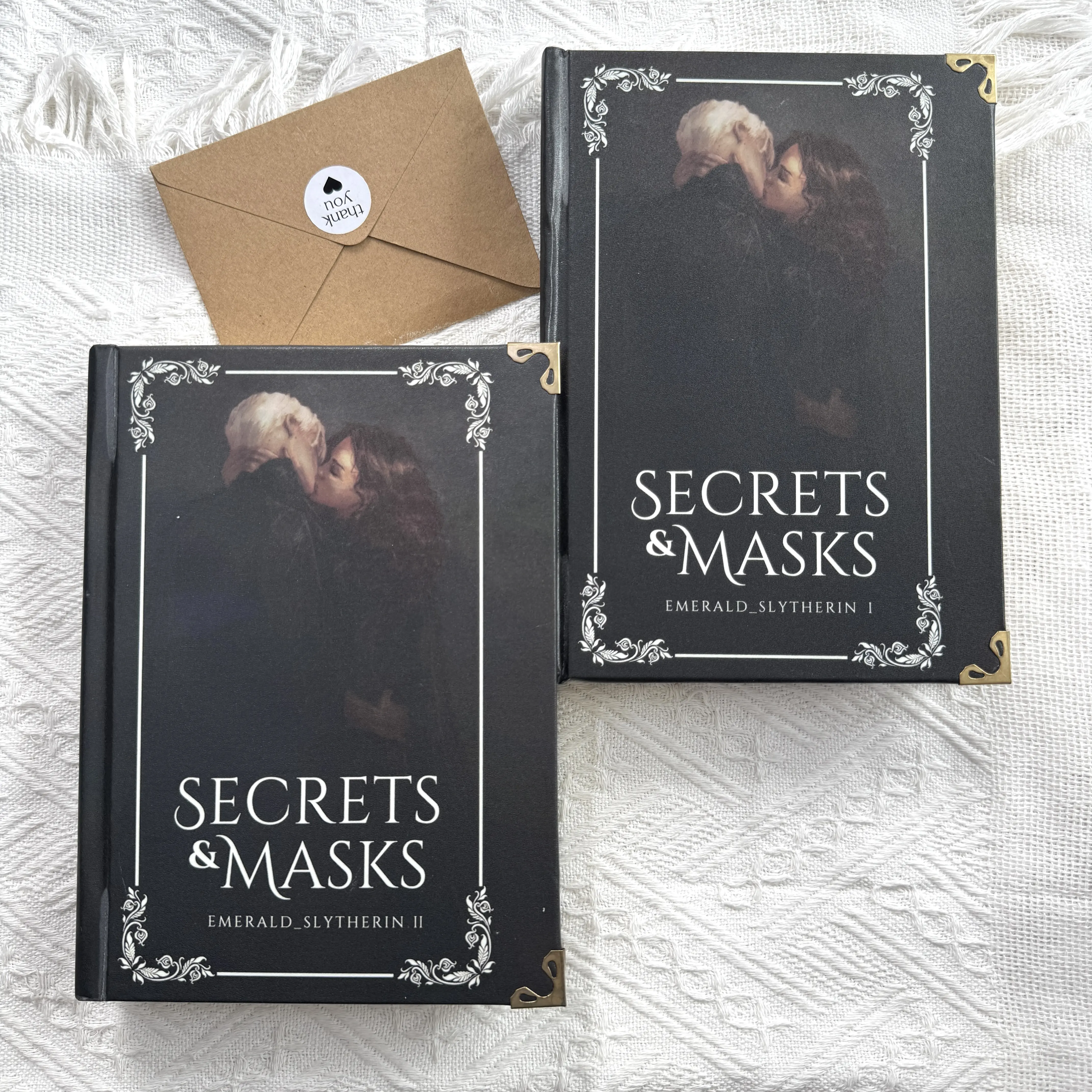 Secrets & Masks (Vol 1 & 2) Custom Handbound Dramione Hardcover