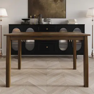 Favorer Nome Dining Table, Modern Rectangular Wood Dining Table, 4-Person Capacity