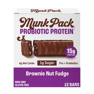 Brownie Nut Fudge Probiotic Protein™ Bar, 12-Count