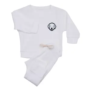 Obi Waffle Knit Athletic Set Marshmallow White