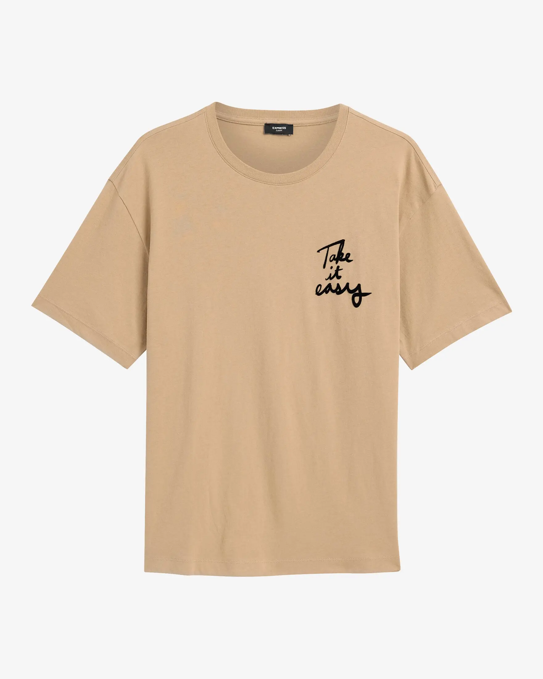 Express Classic Fit Take It Easy Graphic T-Shirt, Tshirt, Top