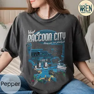[ Sale Up To 45%]Visit Raccoon City Retro Shirt, Vintage Resident Evil Sweatshirt, Welcome To Raccoon City Shirt, Leon Kennedy Shirt