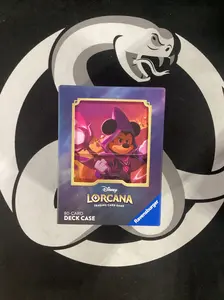 Disney Lorcana Reign of Jafar Deck Box Mickey 80 Card Trading Card Game Case by Ravensburger