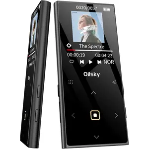 Oilsky 64GB MP3 Player Portable Digital Lossless Music Player with Bluetooth 5.0 FM Radio Built in Speaker Touch Button Voice