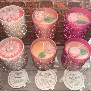 304 Mountain Melts Irrededcent Collection 8oz Soy Wax Candles Assorted Colors & Scents for Aromatherapy in Elegant Designs