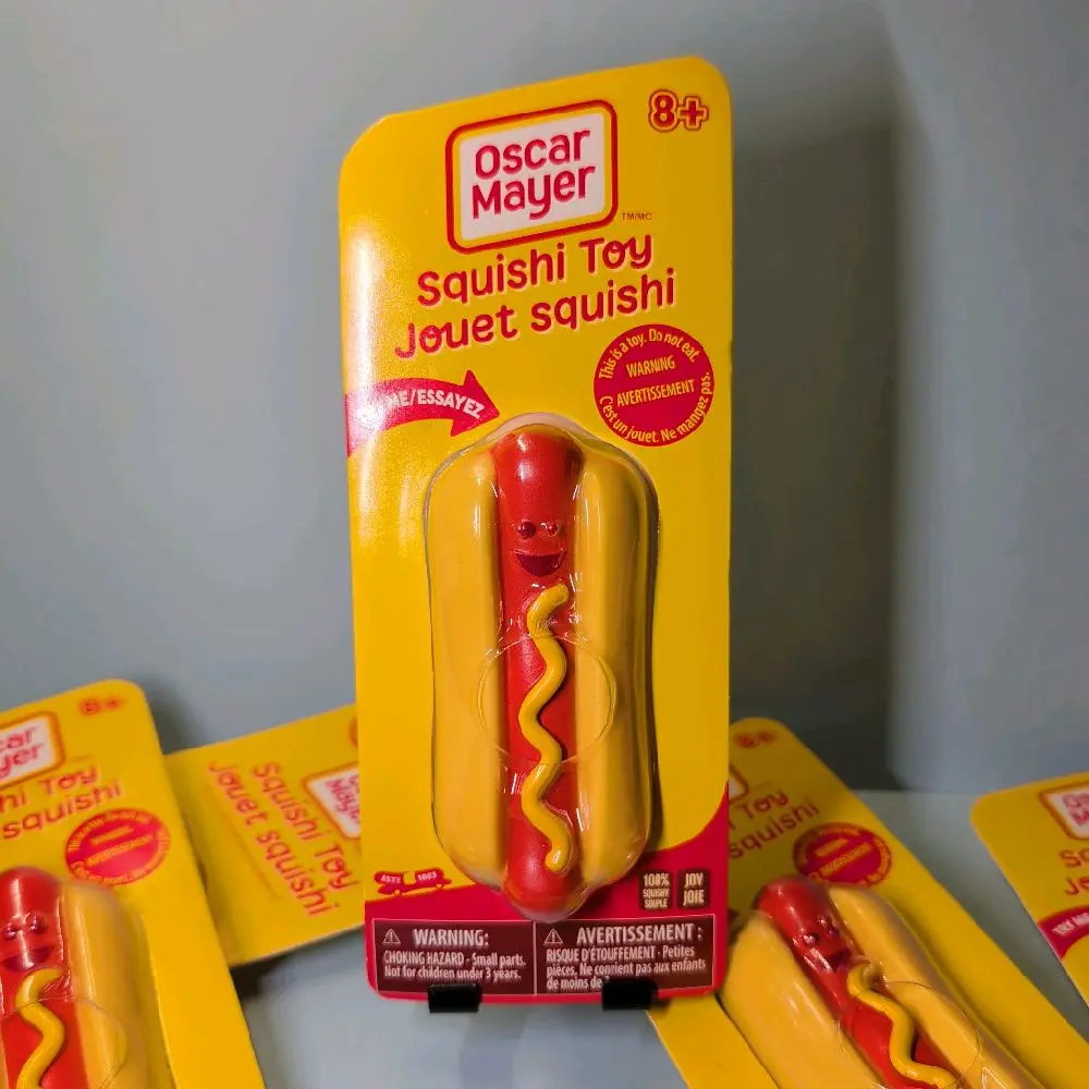 INCREDIBLE PLAY--OSCAR MAYER SQUISHI TOY FOR STRESS RELIEF, FIDGET TOY FOR AGES 8+