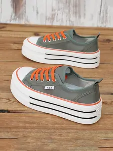 Women's Casual Sports Shoes, Sneaker, Comfortable Elegant Shoes, Height-Increasing Thick Sole, Breathable, Versatile, Spring Fall Low Heel Shoes, Low Top Sneakers