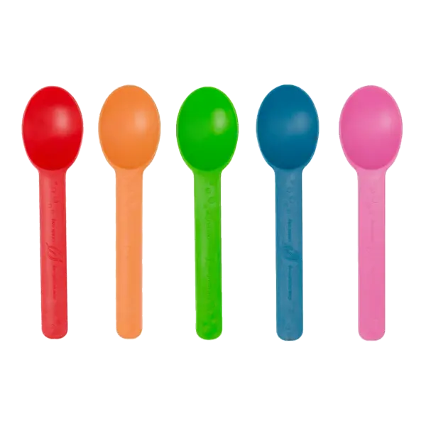 Karat Earth Heavy Weight Bio-Based Spoons, Rainbow - 1,000 pcs