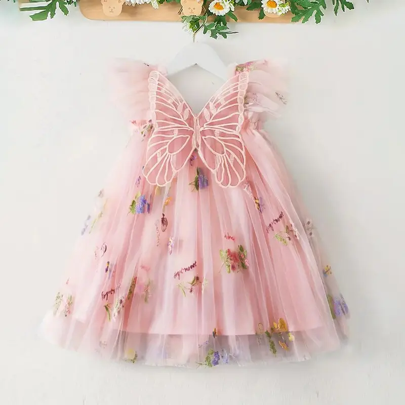 sachin and babi light blue dress Fairy, Angel, Dance Party Dress in Dusty Pink 