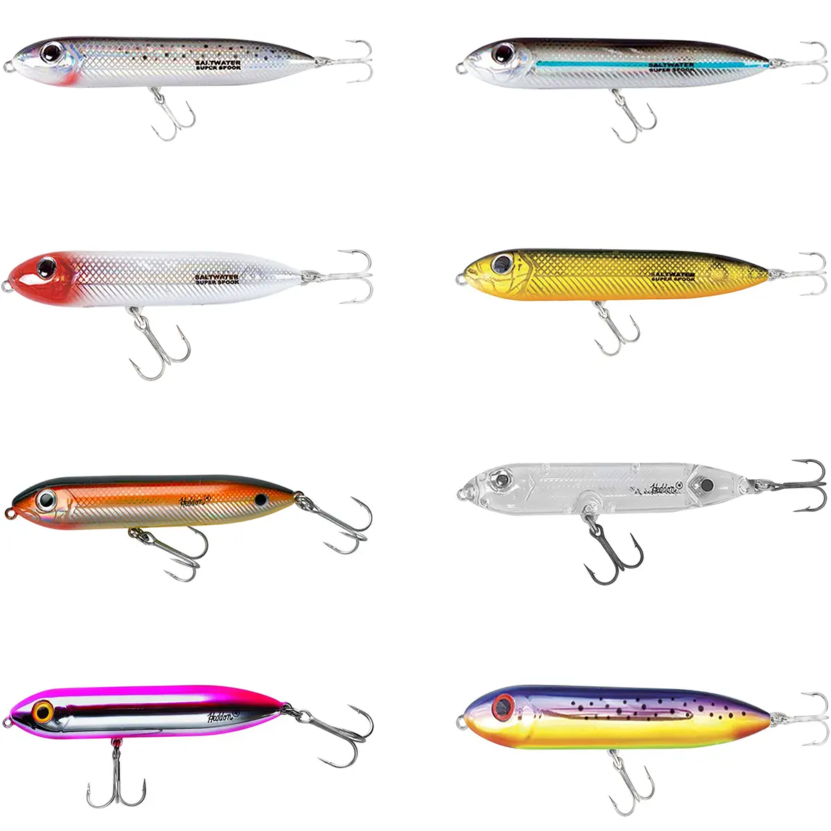 Heddon Super Spook Jr. Topwater Bass Fishing Lure, 3.5-inch 1/2 oz Saltwater Hard Bait with "Walk the Dog" Action & Internal Rattle, Artificial Fishing Lure, Topwater Fishing Lure