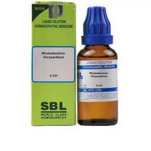 SBL Homeopathy Rhododendron Chrysanthum Dilution