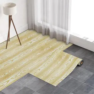 Self-Adhesive PVC Floor Roll, Plaid Design, Waterproof Contact Paper for Kitchen & Bathroom Walls (40x100cm)