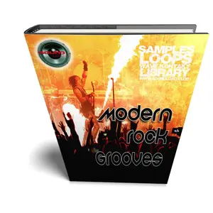 Modern Rock Grooves - Large original WAVE Samples/Loops Library
