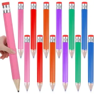 12 count Wooden  Pencils for Prop, Funny Huge Giant Pencil 13 Inch for  and Activities(13 Inch)