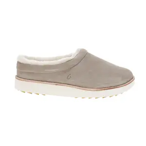 Olukai Womens Mani Suede Mule Casual Slippers Casual - Grey
