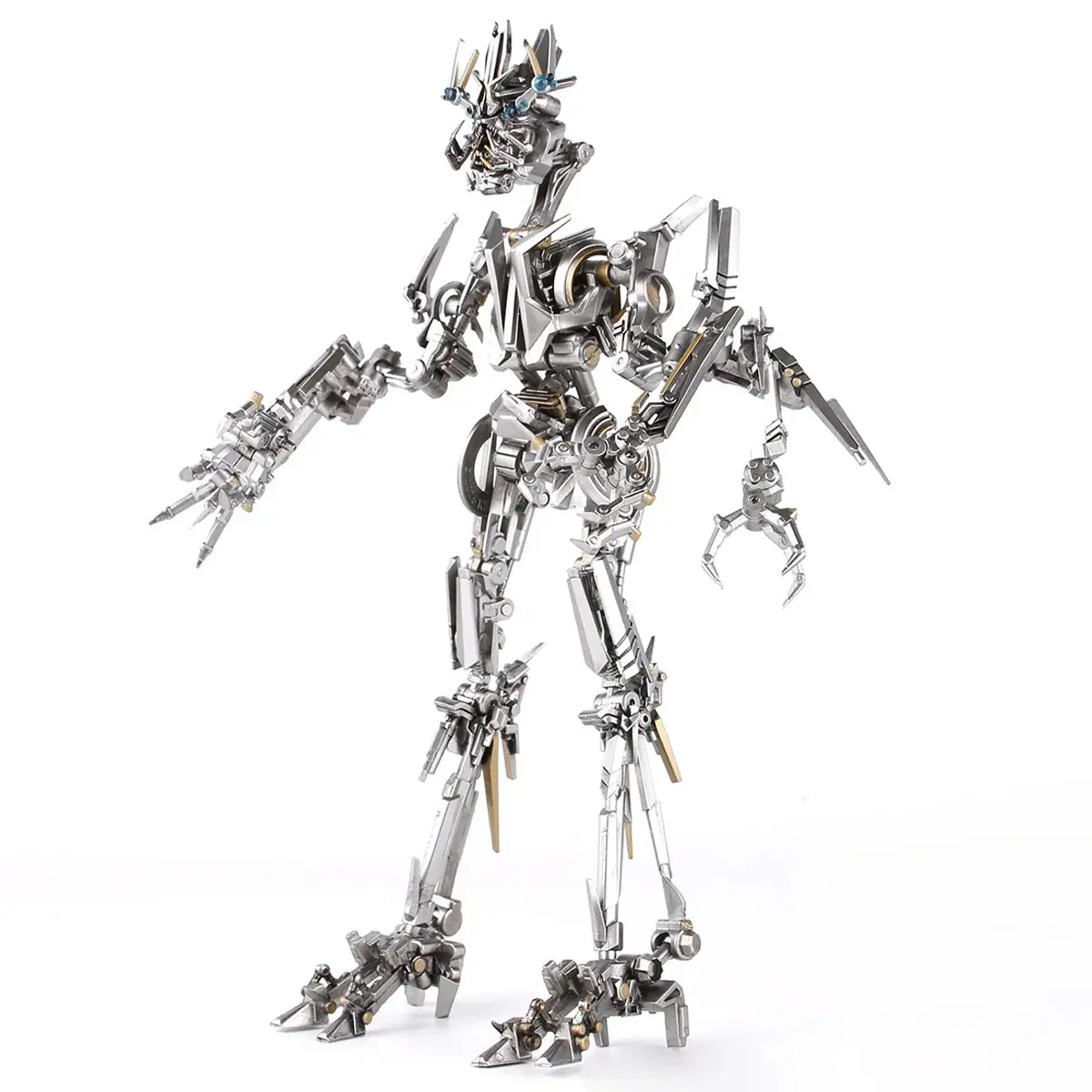 Killerbody Frenzy MRP Transformers Collectible Action Figure - Official License, 20cm, Magnetically Controlled LED Eye Lights, Movable Eyes & Jaw, Nylon & Metallic Details, AG1 Batteries Included, Choking Hazard Small Parts, for Collectors, Led Lighting,