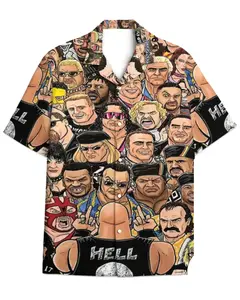 Wwe Hell In A Cell Hawaiian Shirt