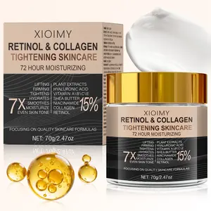 70g Retinol & Collagen Face Cream, Firm Anti Aging, 7x Strength Moisturizing Firming, 72-Hour Long-Lasting Hydration, Smooth Soft Radiant Skin Care