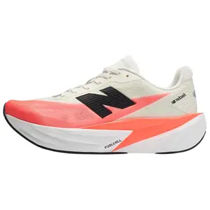 New Balance FuelCell Rebel v5 Low-Top Running Shoes for Men and Women - Comfortable, Durable, White-Red Trending Shoes, House White Official Shoes to Get / Maison Mihara