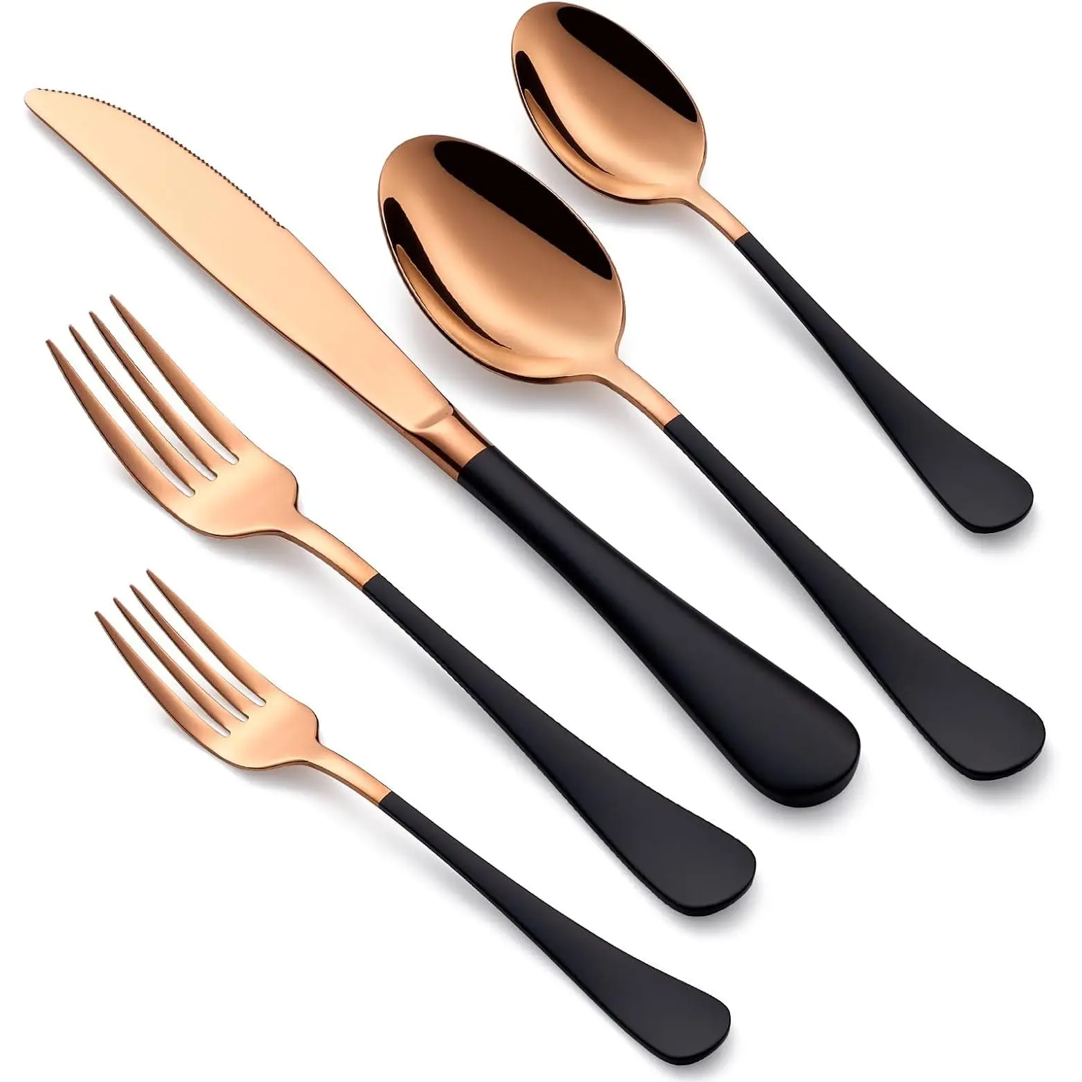 Rose Gold and black