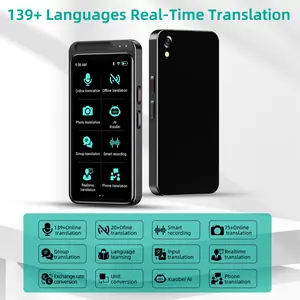 Language Translation Device Portable Translator 138 Languages Bidirectional Instant Translation, 4-In-1 HD Screen Real-Time Voice Translation