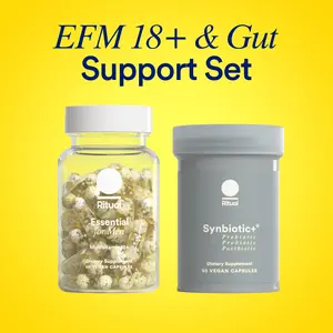 Ritual Essential Multivitamin for Men 18+ & Daily Gut Health Support, 30 Days Supply