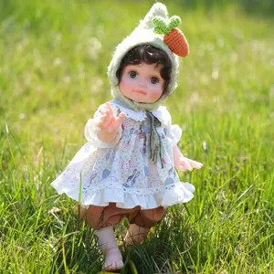 TopLink 19 Inch Reborn Baby Girl Doll with Hand-rooted Washable Hair Full Vinyl Body 360 Degree Rotating Head and Limbs for Kids Fashion Birthday Gift Collectible Dolls Cute Dolls Soft Cuddly Gift