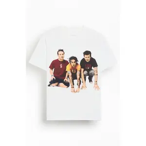 PacSun Men's Blink 182 Trio T-Shirt - Multicolor