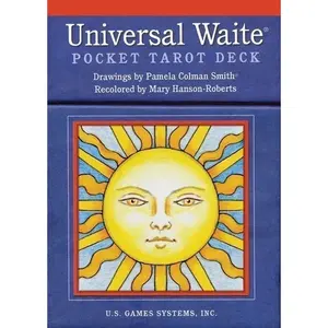 Universal Waite Pocket Tarot Deck – Mini Rider Waite Tarot Cards (78 Card Deck)